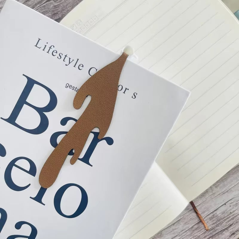 Cute Spilled Coffee Bookmark Corner Marker for Reading Funny Bookmarks for Reading Corner Bookmark Stationery School Supplies