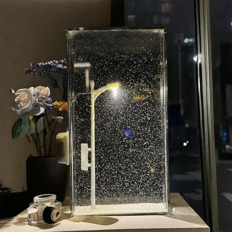 Handmade Snow Night Light